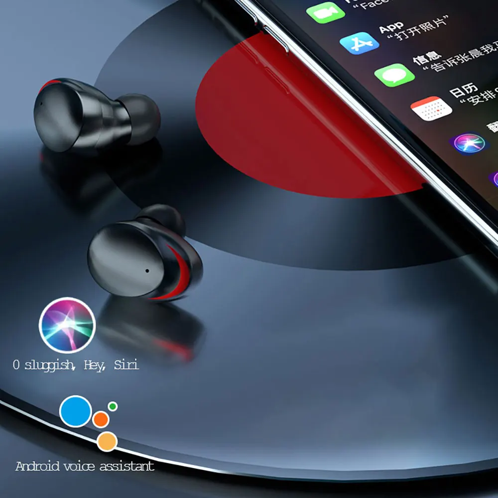 

A17 9D Stereo Bluetooth Wireless Headphone TWS In-Ear Sports Waterproof Noise Reduction Music Headset With LED Display And Mic