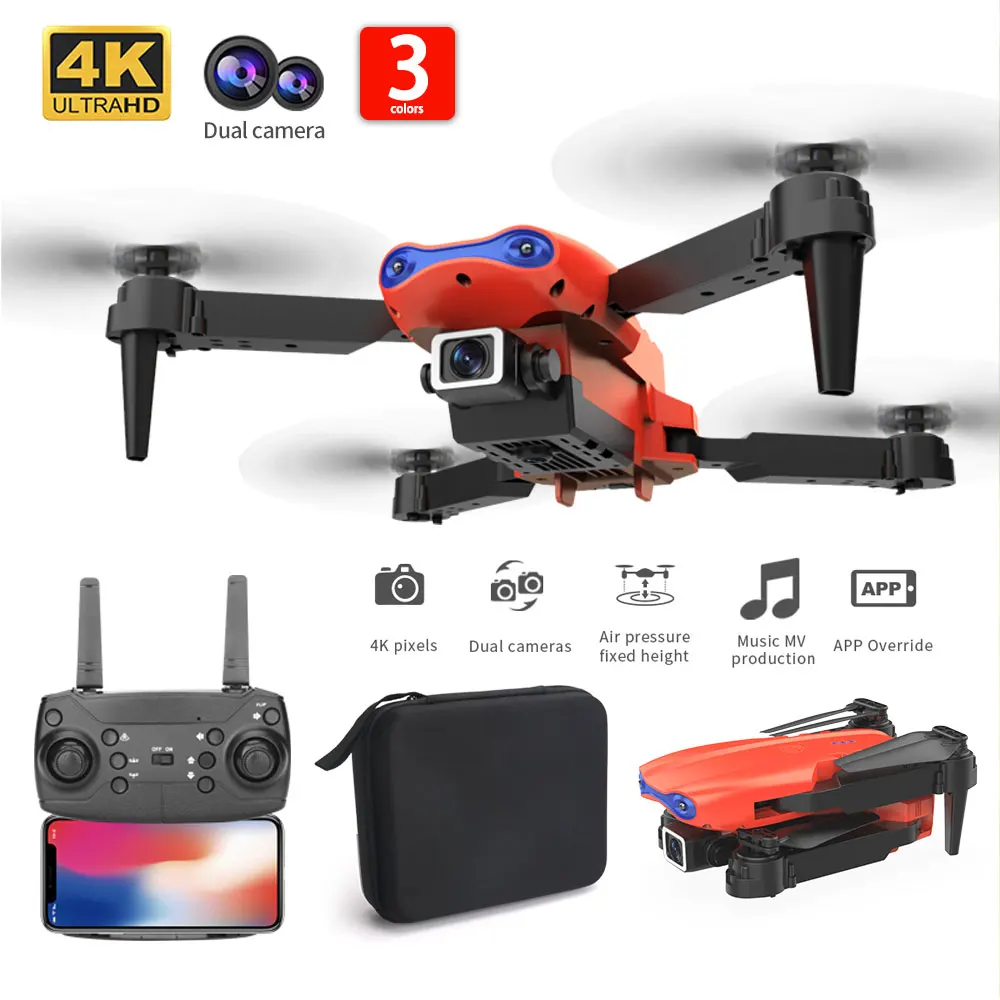 

Мини-Дрон K3 с HD-камерой 4K, Селфи, Радиоуправляемый квадрокоптер, складной рычаг, БПЛА, режим удержания высоты, вертолет, Дрон, игрушка, подаро...