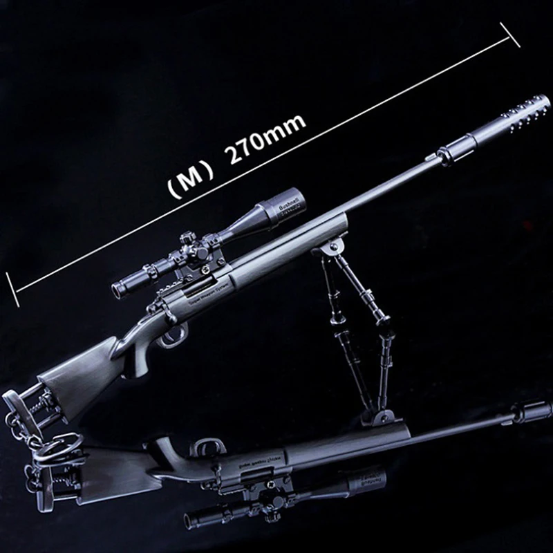 Мини винтовка пистолет игрушки снайперская M24 модель оружия из сплава