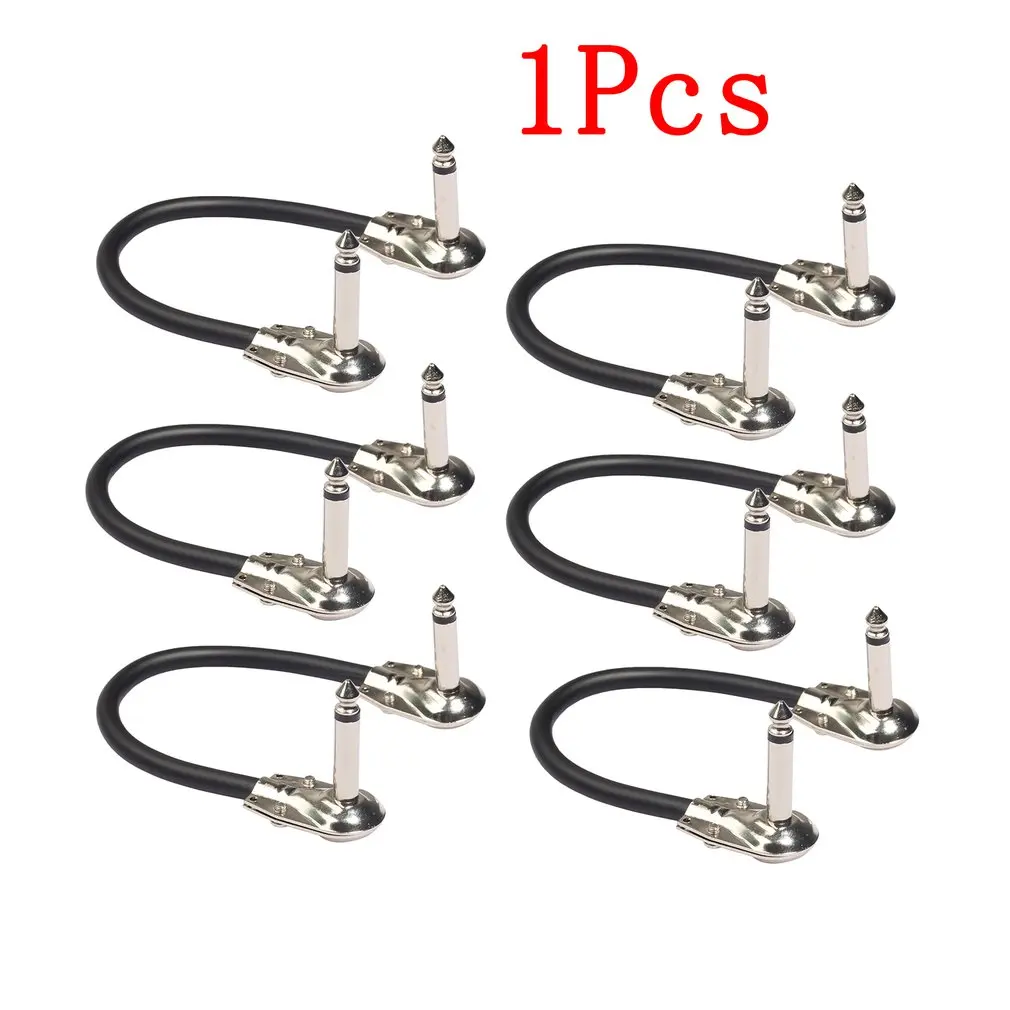 

Tc095-15 Guitar Patch Cables Right Angle Instrument Cables For Effect Pedals Male To Male Elbow Guitar Effect Cable drop ship