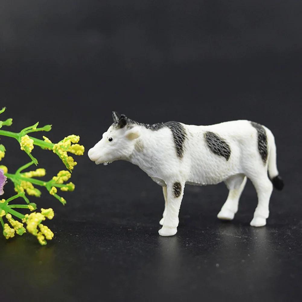 12 шт./компл. фермерская игрушка пластиковая Смешанная собака кошка корова для