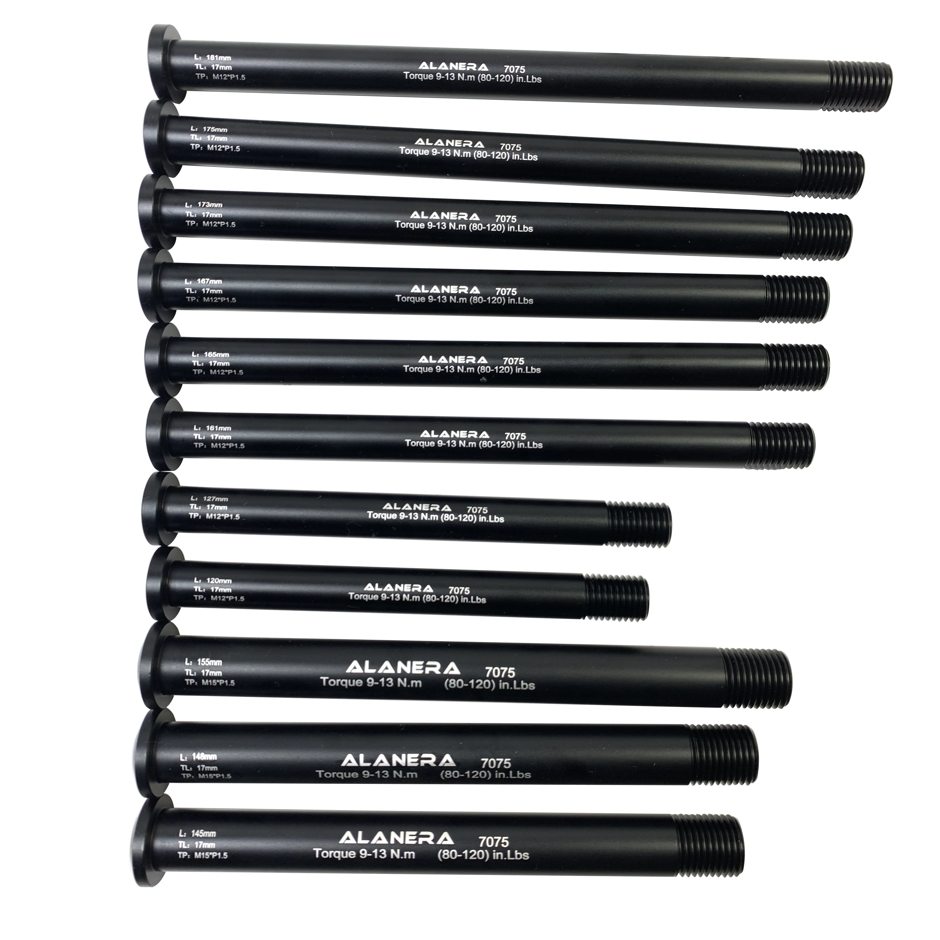 

LEADXUS MTB/Road Bicycle Thru Axle 70750Aluminum Alloy Thru Axle Front Fork Shaft Skewers Rear Hub Thru Axle