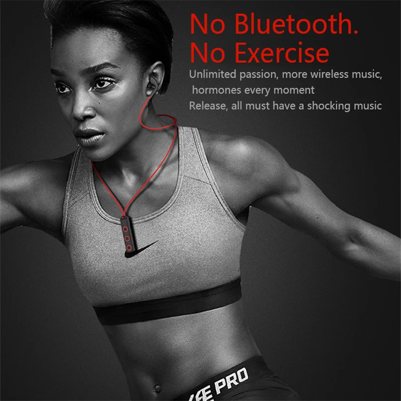 UTHAI D05 Bluetooth 4,1 Гарнитура для спорта и бега, беспроводные наушники с шейным ремешком, стереомузыка с микрофоном для смартфона