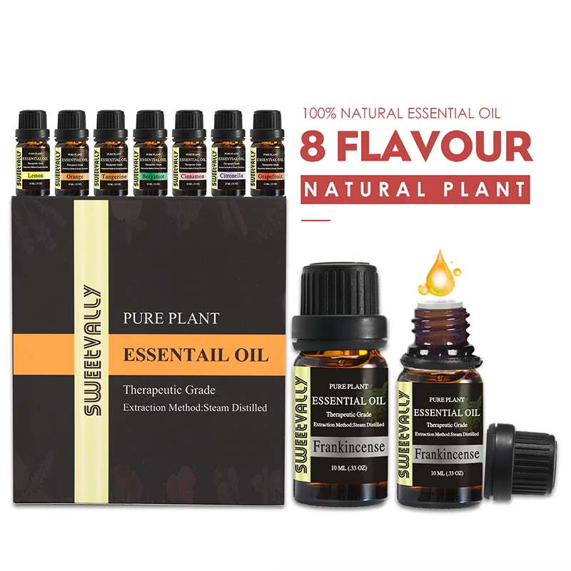 Фирменный сладкий 8 шт. ароматное Масло Бергамота цитронеллы грейпфрута корицы