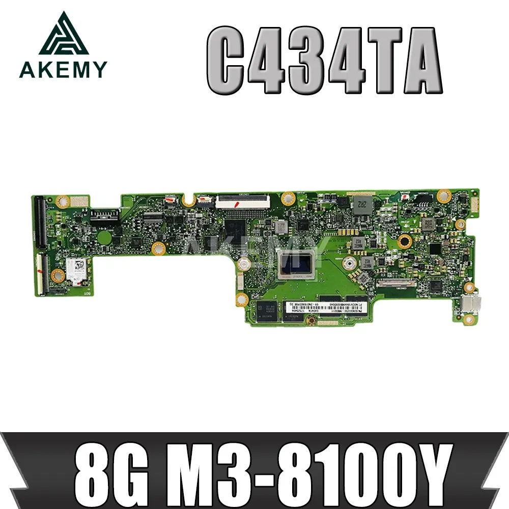 

90NX0230-R00051 C434TA 8G/M3-8100Y Laptop motherboard For ASUS C434TA C434T Mainboard motherboard