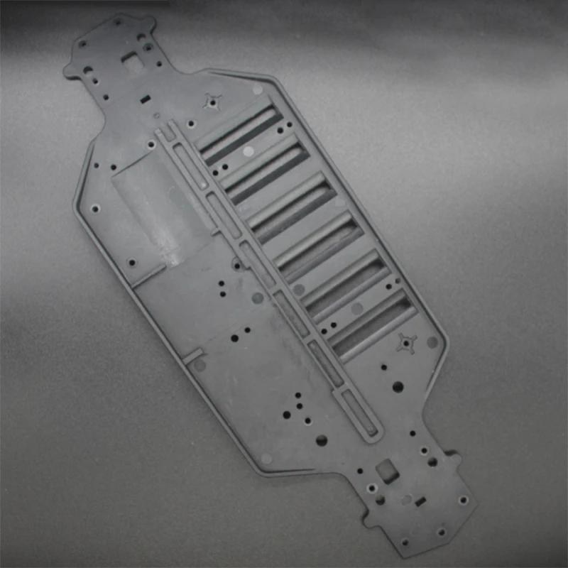 03001 (03602) Φ запасные части для 1/10 R/C модели автомобиля черное пластиковое шасси |