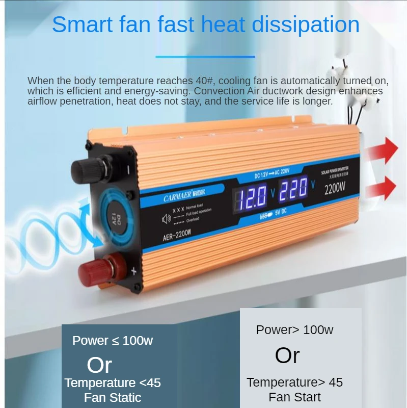 

12V 24V to 220V on- 1000W 500w3000w