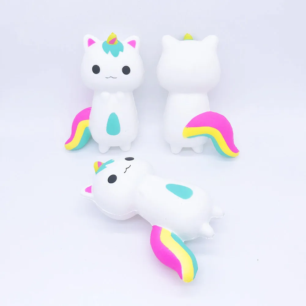 Ароматизированная игрушка радужного цвета медленно восстанавливающая форму для
