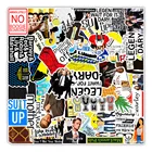 Наклейки Как я встретил вашу маму 50 шт., стикеры для ноутбука, автомобиля, шлема, чемодана, компьютера, велосипеда, мотоцикла, водонепроницаемые наклейки