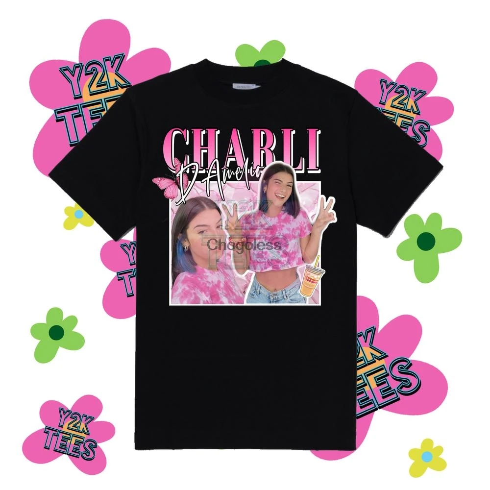 

Charli D'amelio 90s GRAPHIC TEE