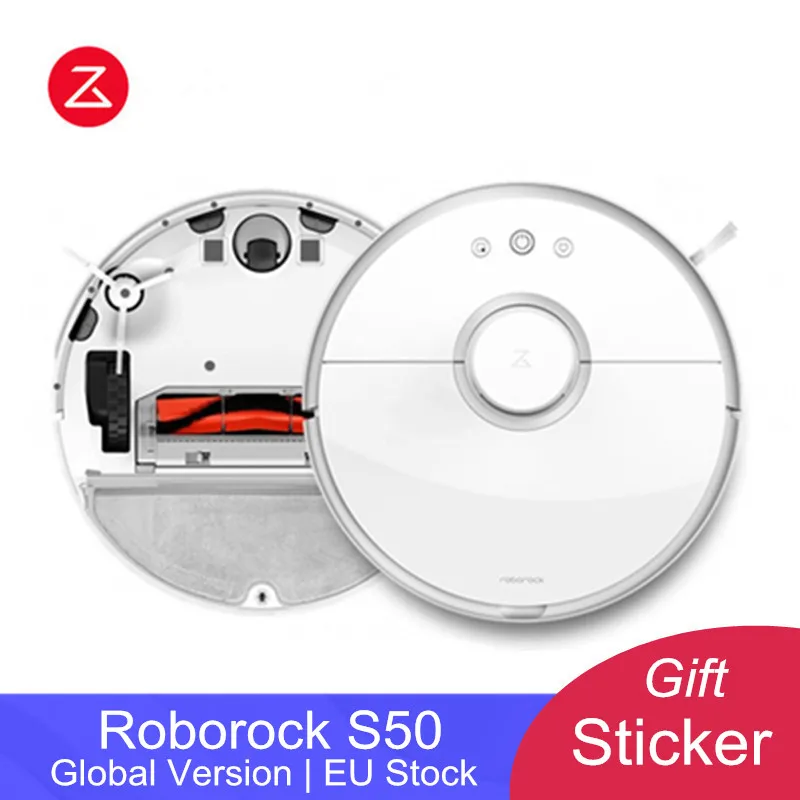 Международная версия mihome Roborock S50 робот-пылесос 2 wifi приложение управление влажной шваброй умная планируемая очистка с резервуаром для воды
