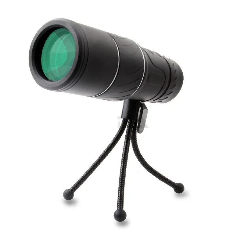 

Portable Telescope 16x52 Hd Professional Monocular Zoom Binoculars Night Hunting Optic Scope Big Vision With Compass