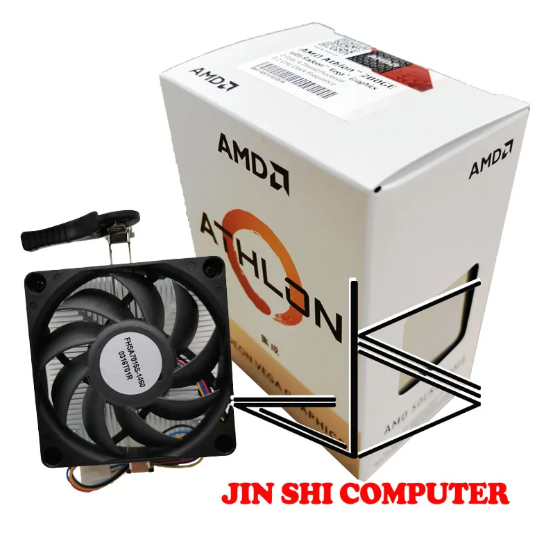 

Новый процессор AMD Athlon 200GE X2 200GE 3,2 ГГц двухъядерный четырехпоточный процессор YD200GC6M2OFB разъем AM4 с охлаждающим вентилятором