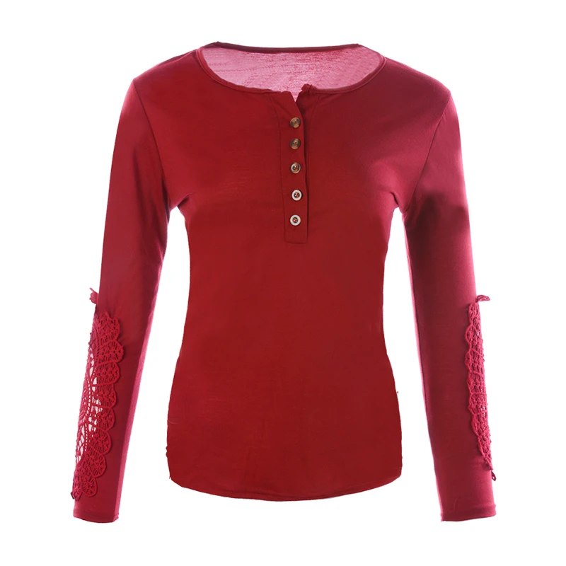 Женские модное платье с О-образным вырезом длинным рукавом футболки 2019 Новые