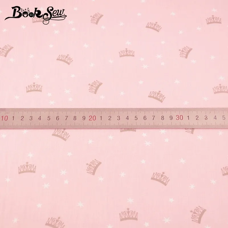 Booksew хлопок саржевая Ткань Домашний текстиль банан мультфильм дизайн швейная розовая ткань детская простыня Лоскутная DIY Tissu Tecido