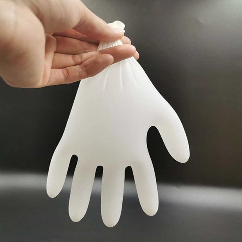 

100Pcs Latex Industrial Powder Free Disposable Gloves