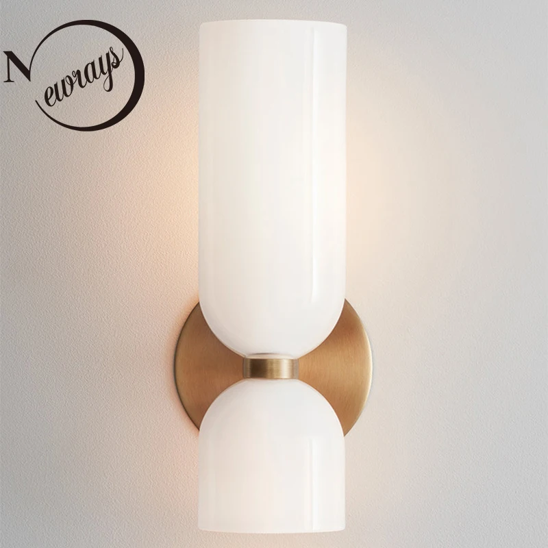 Красочный современный креативный простой E14 Светодиодный стеклянный настенный