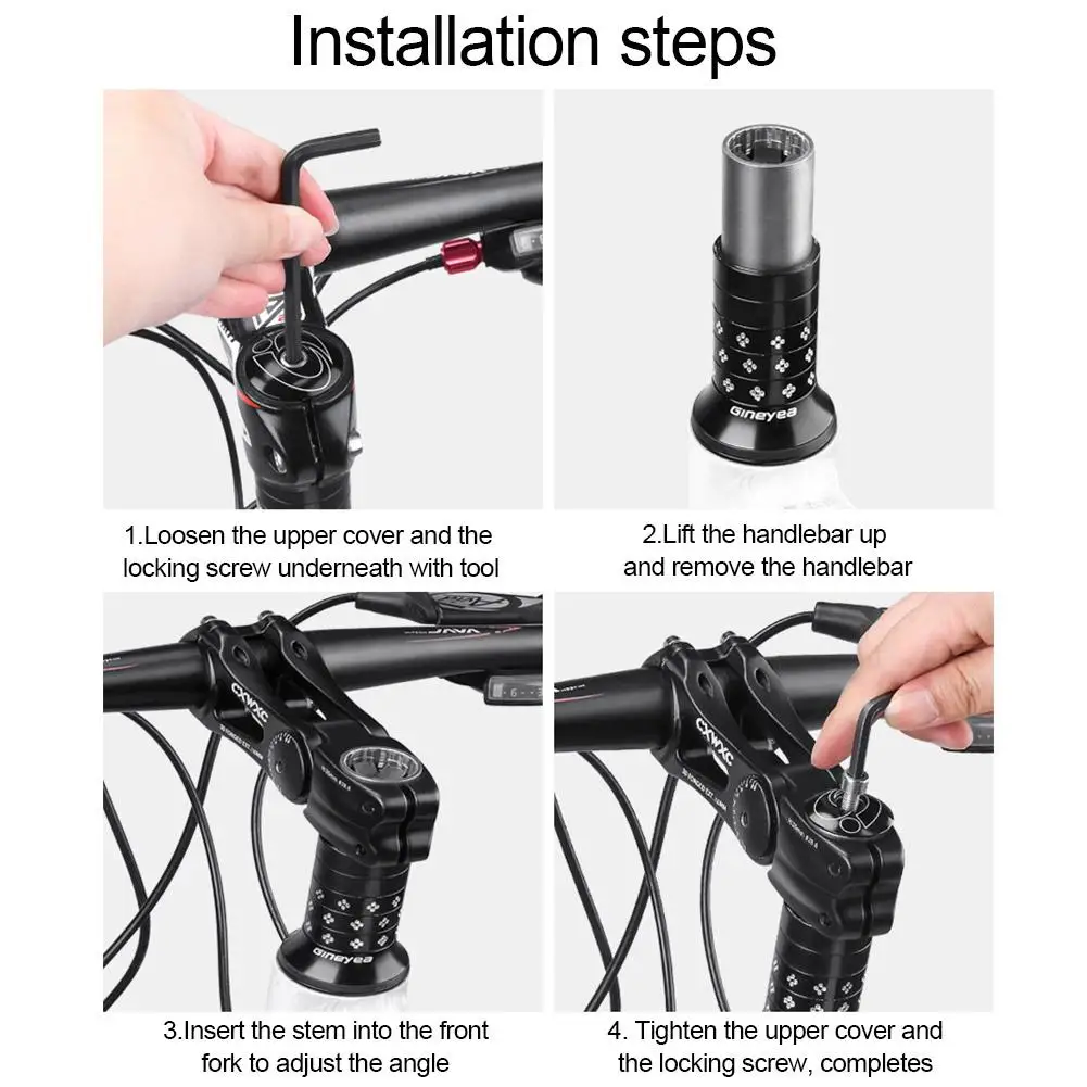 

Bike Handlebar Stem Adjustable Angle Bicycle MTB Fork Stem