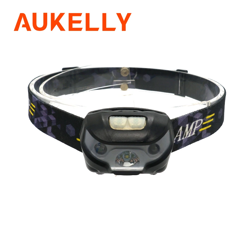 Aukelly перезаряжаемые светодиодные мини фары 4000лм датчик движения тела фара