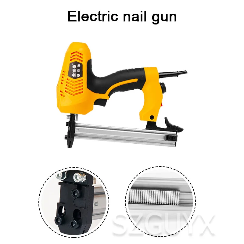 

2300W Decoration Wire channel nailer Electric nail gun Automatic cement nail gun Not stuck nail Nailing machine