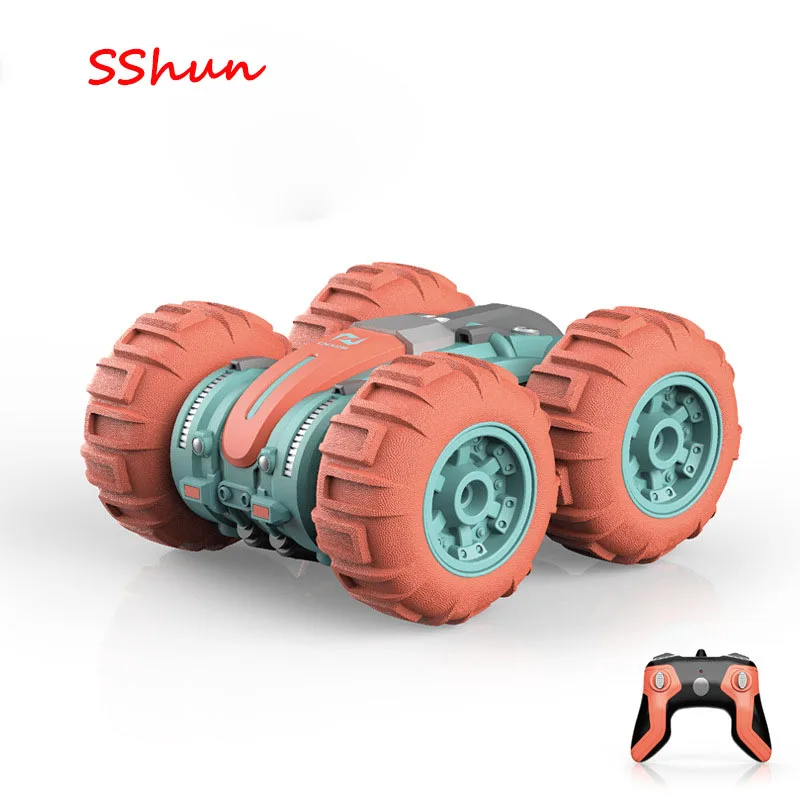 

New 1/24 remote control amphibious dump truck double-sided driving car off-road vehicle multifunctional toy remote control car