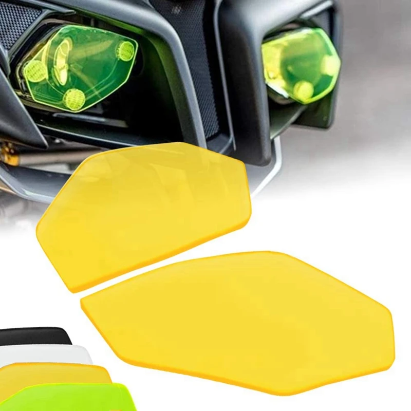 

Top!-Motorcycle Headlight Protection Cover Headlight Protection Sticker for Yamaha YZFR1 2015-2018 R6 MT-10 2017-2018