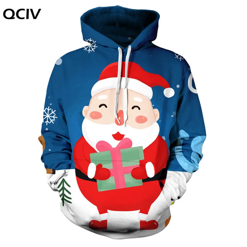 

Hoodies Men/Women Autumn And Winter Long Sleeve Hooded Sweatshirt Hoodie Tracksuit Sweat Coat Casual Christmas Series 2XS-4XL