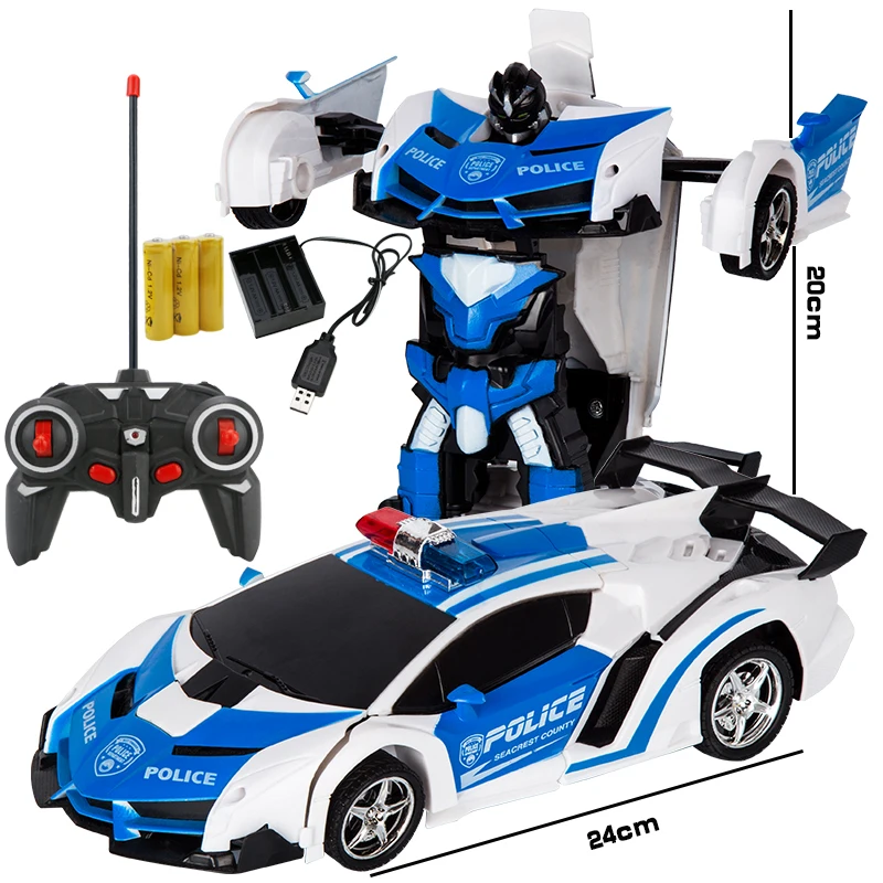 

NYR RC Cars Transformation Robot Deformation Remote Control Sports electric Vehicle 1:18 Model Toy for Kids Boy