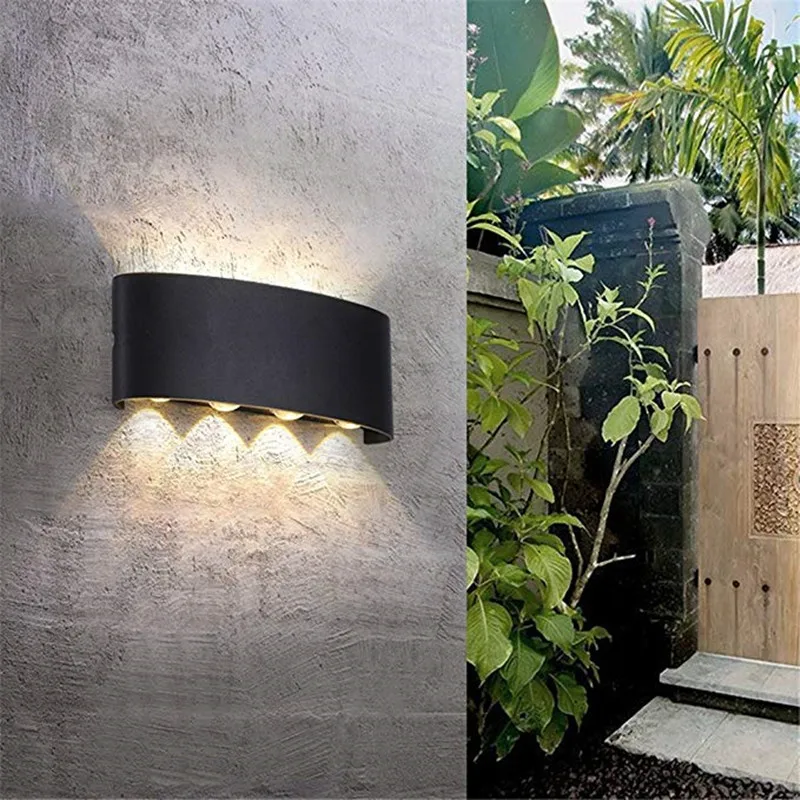Modern Led Wall Lamp Indoor Stair Light Fixture Bedside Loft Living Room Up Down Home Hallway Lampada 2W 4W 6W 8W Sconc | Лампы и