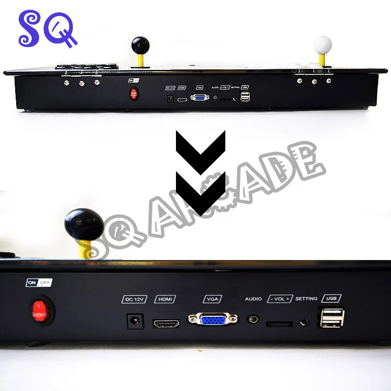 100 x 3D игровая Ретро аркадная консоль 2200 в 1 машина с 2110 2D JAMMA игровой шкаф HDMI VGA