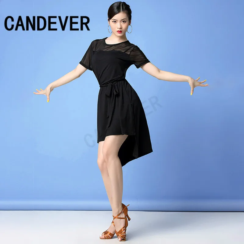 Новое модное платье для латинских танцев женское бальное с