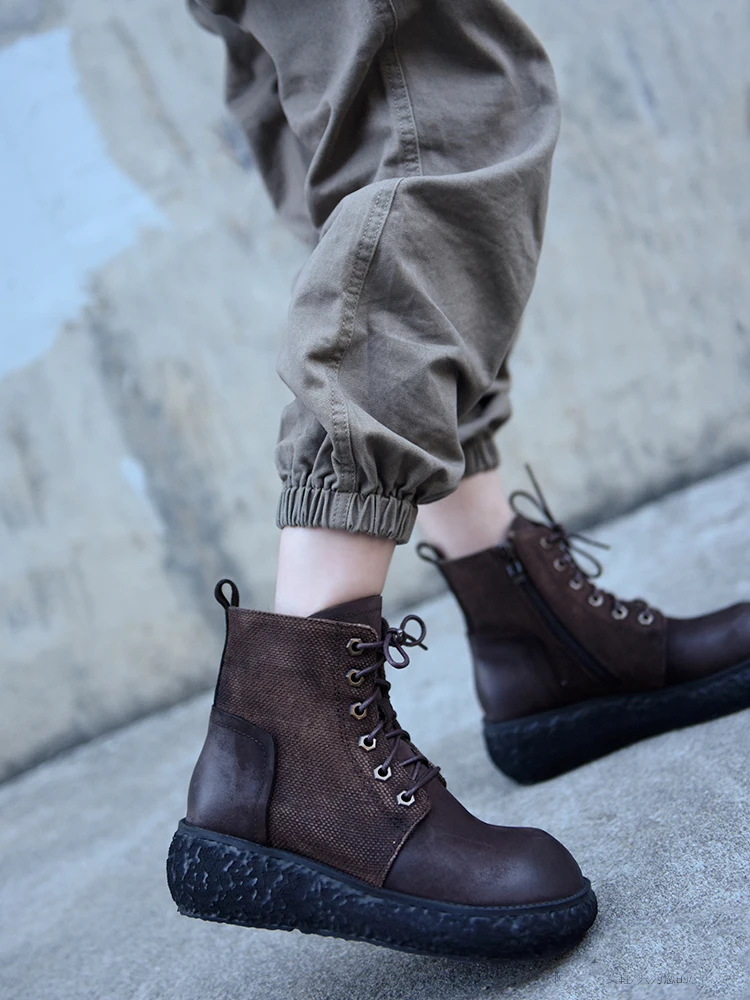 

Artmu Original Ankle Boots For Women Shoes 2021 New Winter Warm Plush Shoes Genuine Leather Snow Boots Snow Boots Ladies Boots