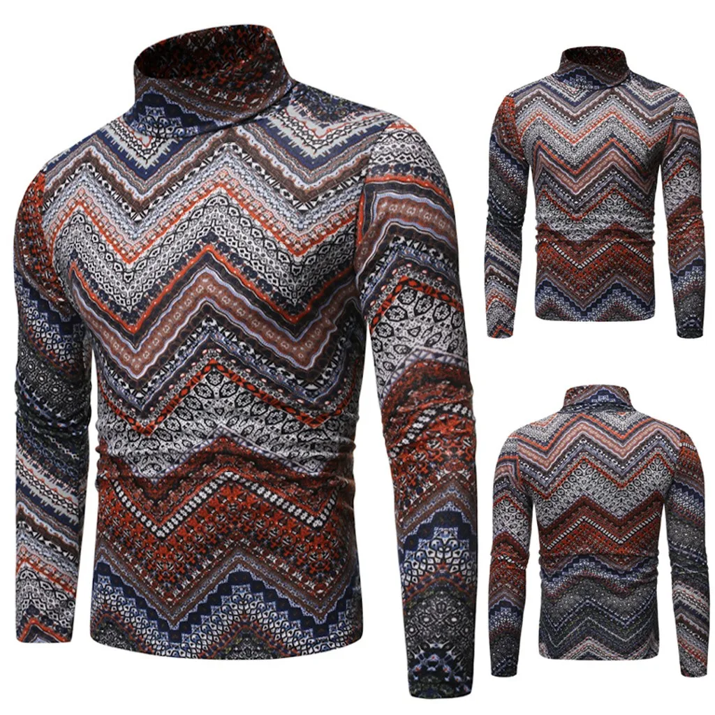 Мужская блузка мужской новый осенне зимний свитер вязаный пуловер тонкий Топ