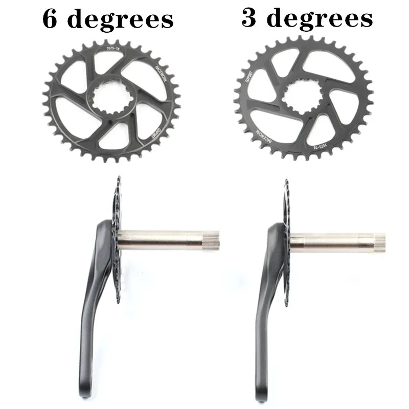 

Crankset 170MM 175MM Bicycle Chainring 32T 34T 36T 38T Narrow Wide Bike MTB Crown Compatible For SRAM SHIMANO Brand