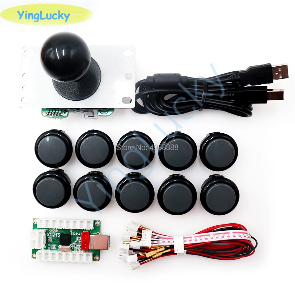 Новый DIY джойстик аркадный набор аркадная игра USB кодер с нулевой задержкой