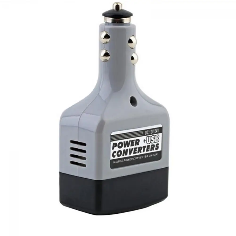 Портативный автомобильный преобразователь напряжения постоянного тока 12 В/24 В в