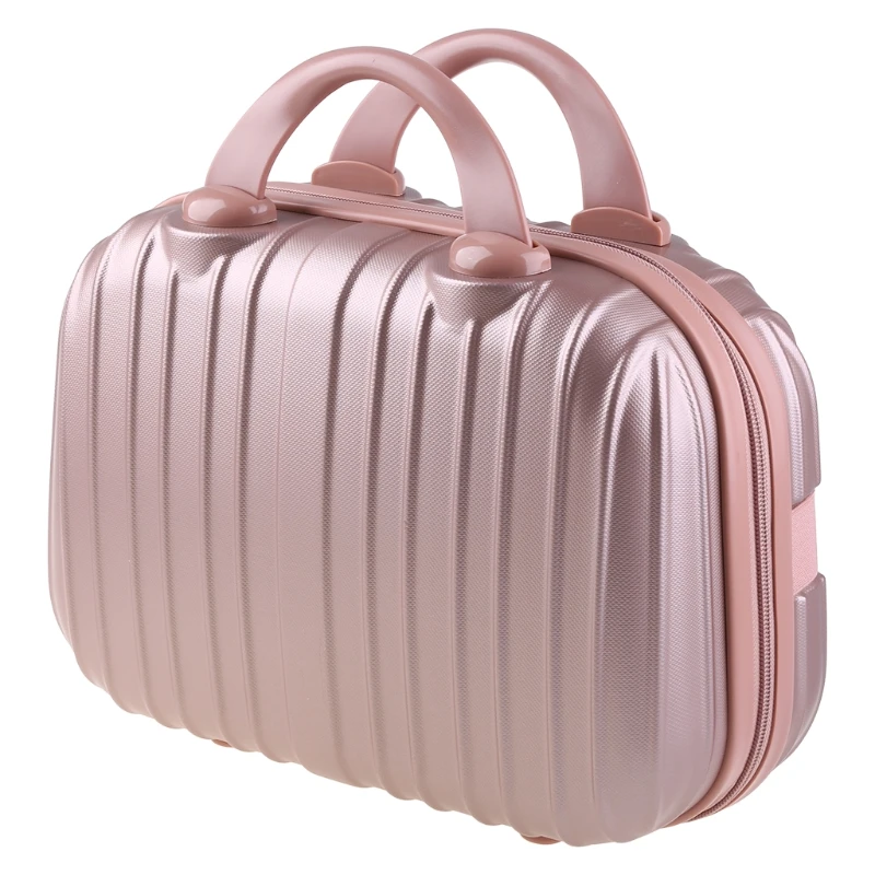 

Y166 14in Cosmetic Case Luggage Small Travel Portable Pouch Carrying Box Multifunctional Suitcase for Makeup