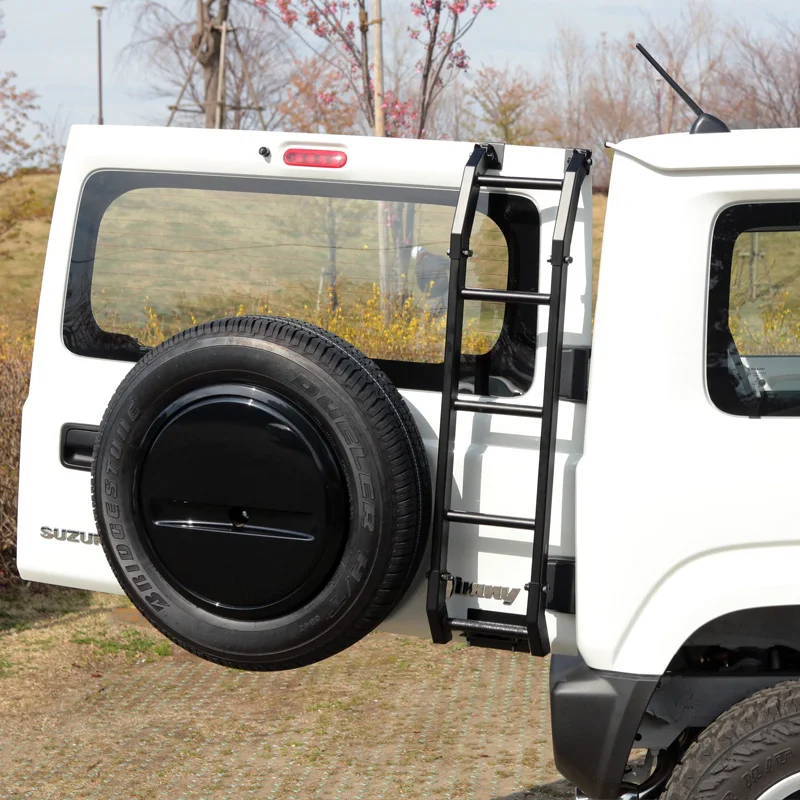 Новинка Jimny 2019 лестница задних ворот для Suzuki 2018 JB64 JB74 аксессуары|Защитные рамки| |