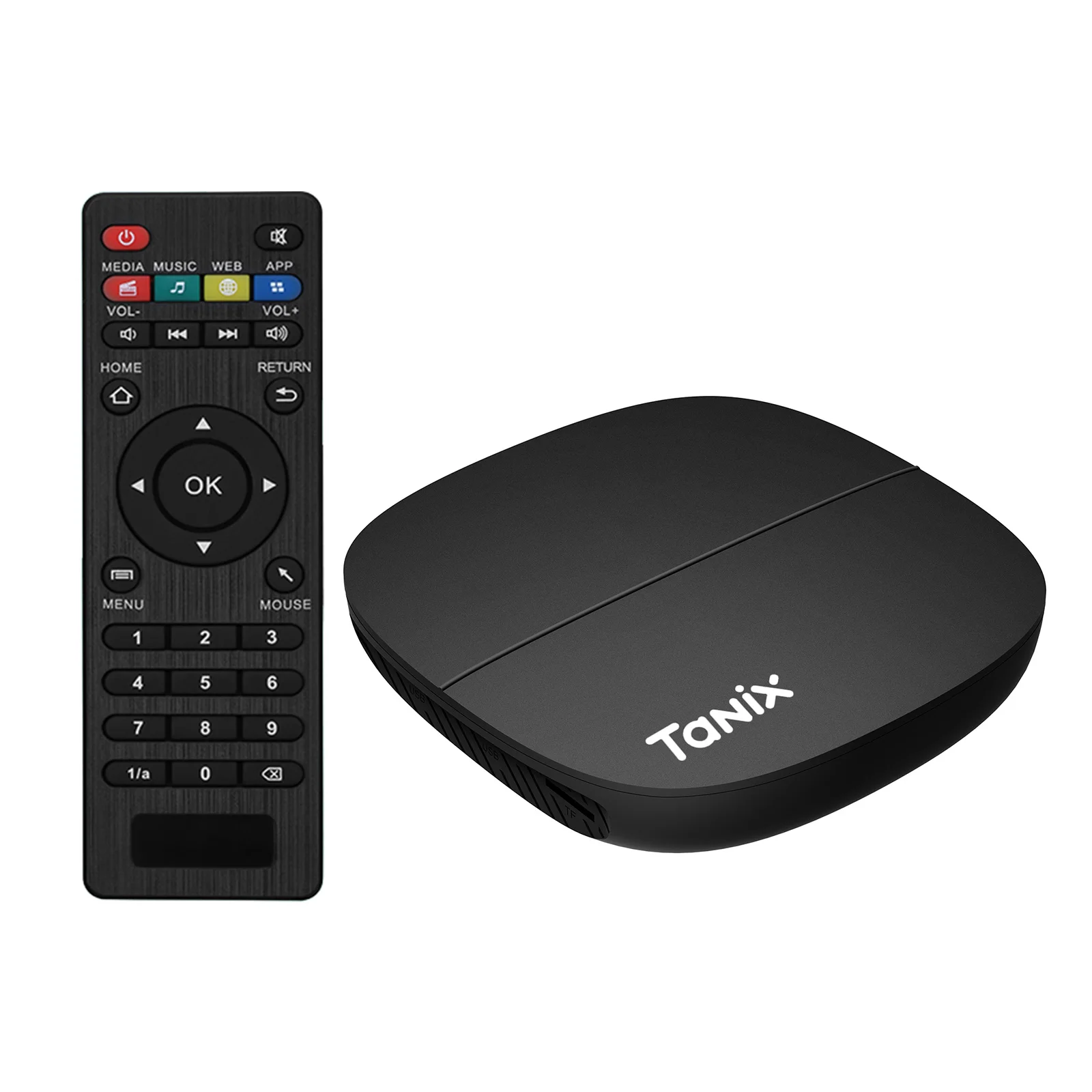 

ТВ-приставка Tanix A3 Android 10,0 Allwinner H313 1 ГБ 8 ГБ HD видео H.265 VP9 медиаплеер 2,4G Wifi телеприставка Smart TV Box