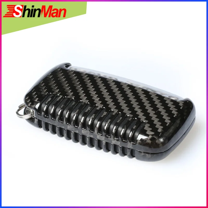 Чехол для автомобильного ключа ShinMan из углеродного волокна чехол Jaguar XE XJ XJL XF C-X16 V12