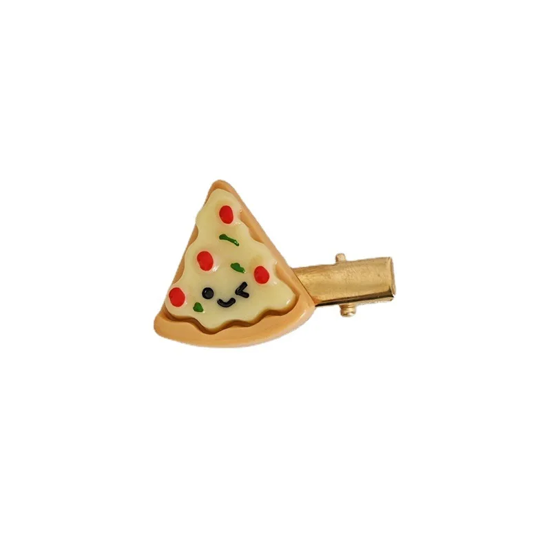 

Personalized Hair Clip for Women Resin Bread Toast Pizza Hamburger Hairpin Cartoon Hairpin Wedding Party DIY Hairpin for Girls