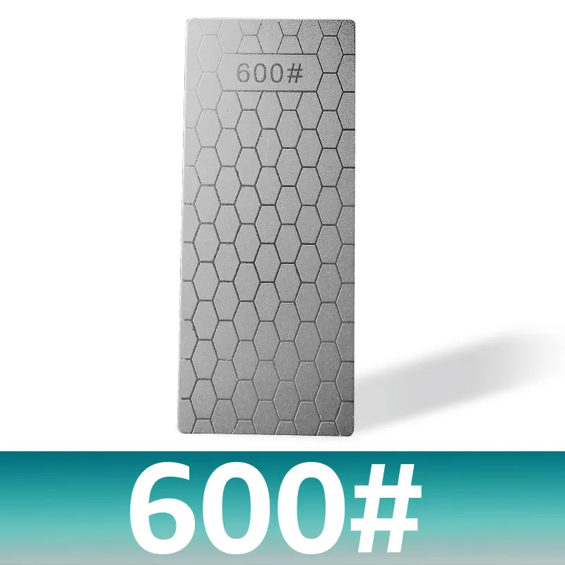 Алмазный нож точильный камень 400#1000#600# точилка для ножей ультра-тонкая ячеистая поверхность точильный камень резец набор инструментов - Цвет: Girt 600