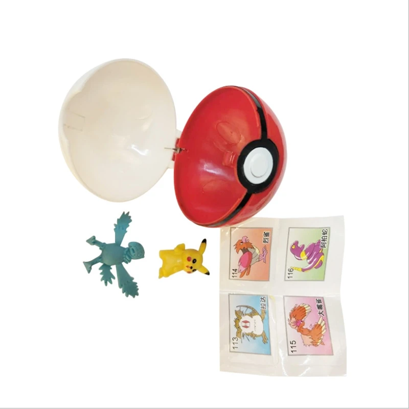 Original Pokeball 8 Pcs Ball +8 Figures Model Toys For Children Pokemon With Box | Action