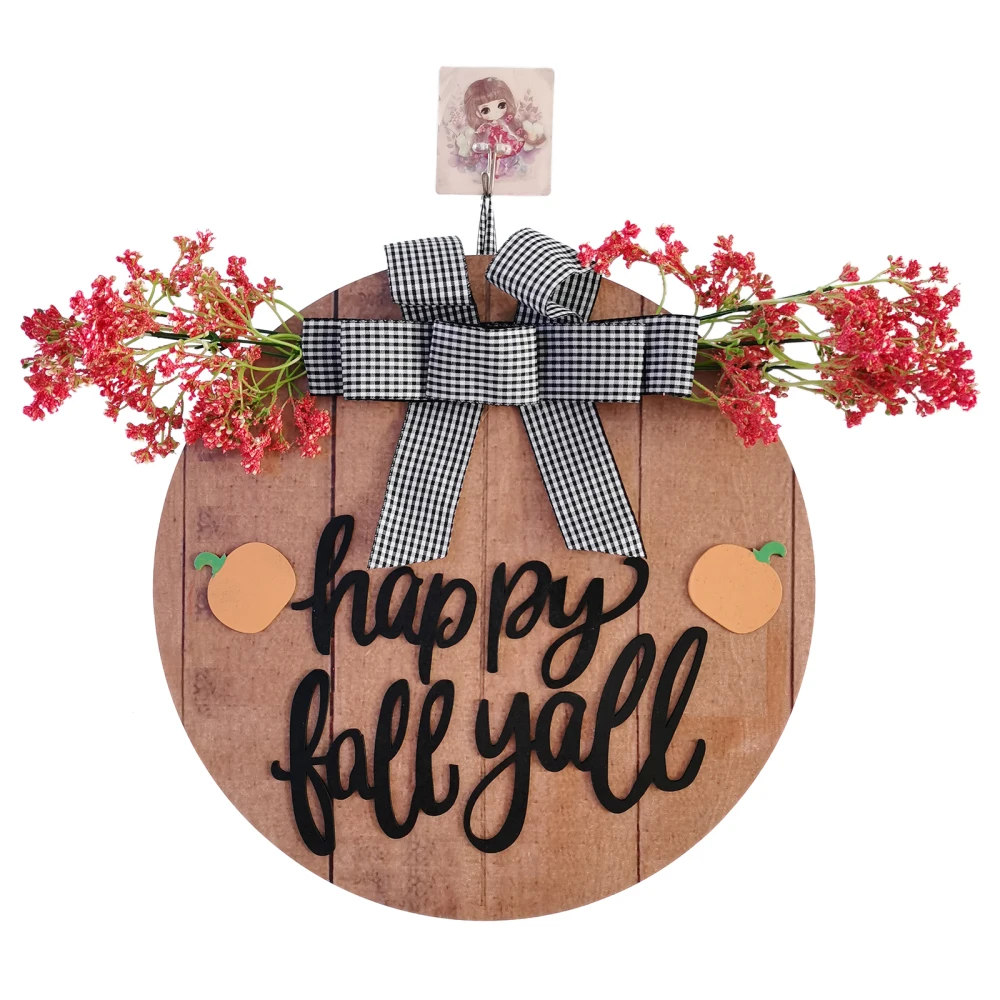 

Деревянные искусственные декоративные тарелки, дверные подвесные наружные подвески, знак приветствия, дизайн в европейском стиле, украшен...