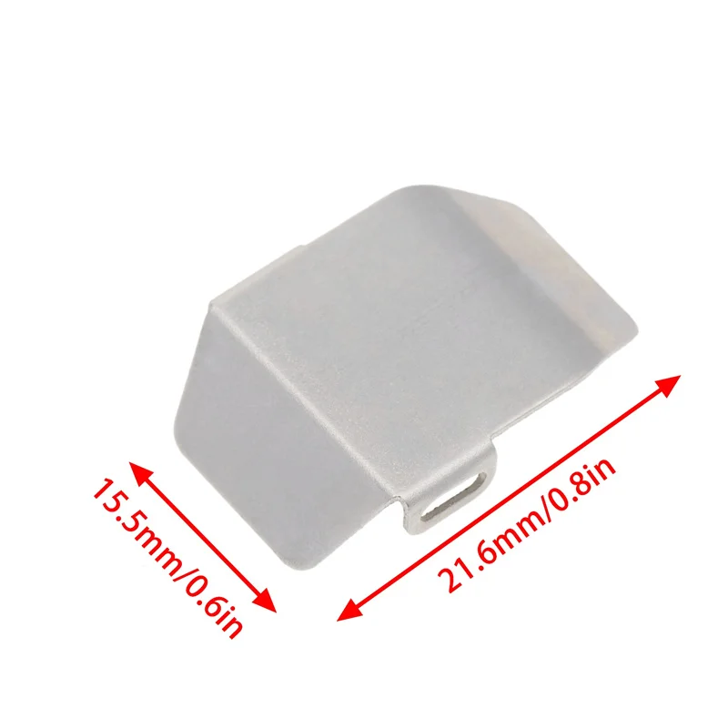 

For Axial SCX24 90081 1/24 RC Crawler Upgrade Parts Stainless Steel Chassis Armor Gear Box Axle Protector Accessories