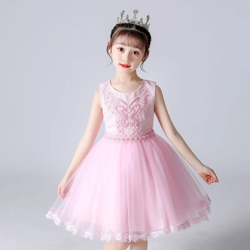 

Girls dress Butterfly Lace Princess Flower Dress For Girl Elegant Birthday Party Dress Girls Clothes 4-14yrs
