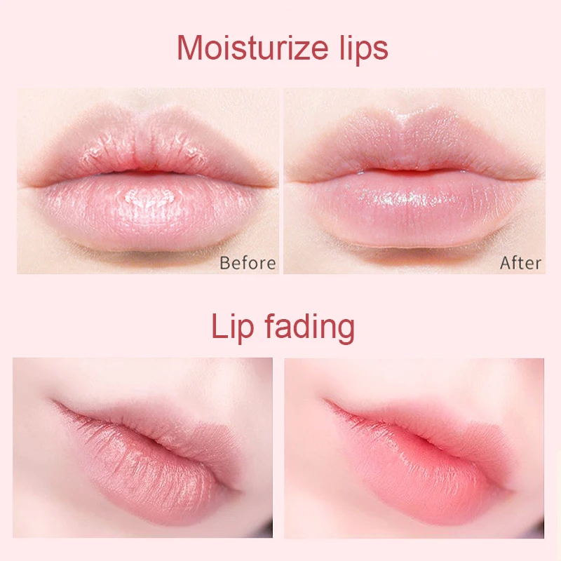 Peach Lip Balm Moisturizin Colorless Repair Moisturizing Oil Sleeping Jelly Gloss Skincare TXTB1 |