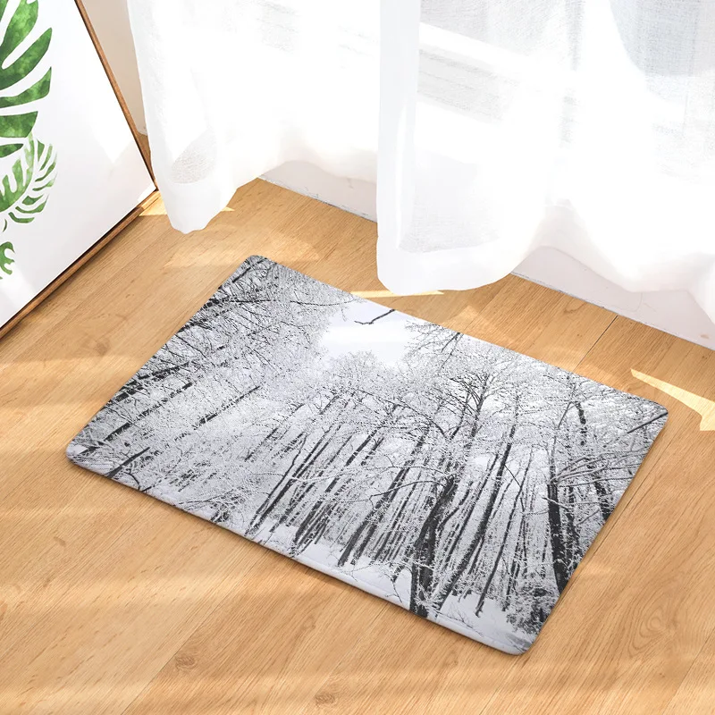 CAMMITEVER Woods Doormat Outdoor Anti-Slip Rug Autumn Scene Bedside Rugs Kitchen Carpet Mat in Hallway | Дом и сад