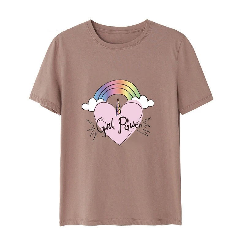 Любовь Единорог девушка Железный На переноске для одежды футболка теплопередача