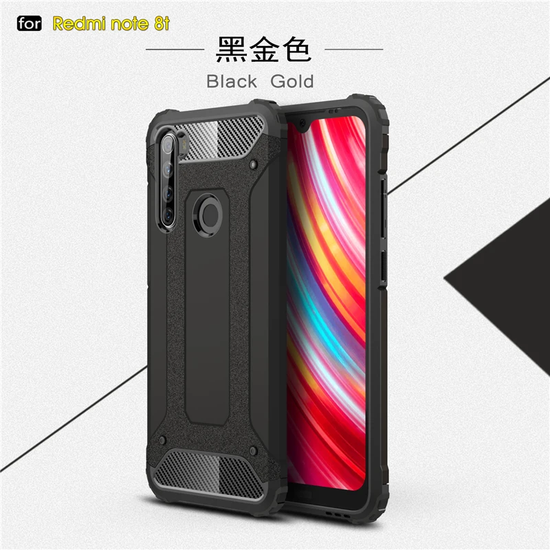 For Xiaomi Redmi Note 8T Case PC + TPU Silicone Armor Anti-knock Phone 6.3&quot |